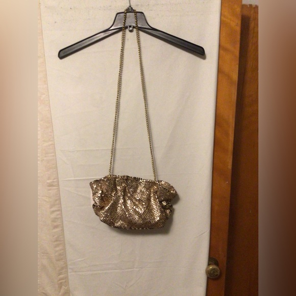 ANTHROPOLOGIE GOLD BAG NWT # wedding #;party - Picture 2 of 10